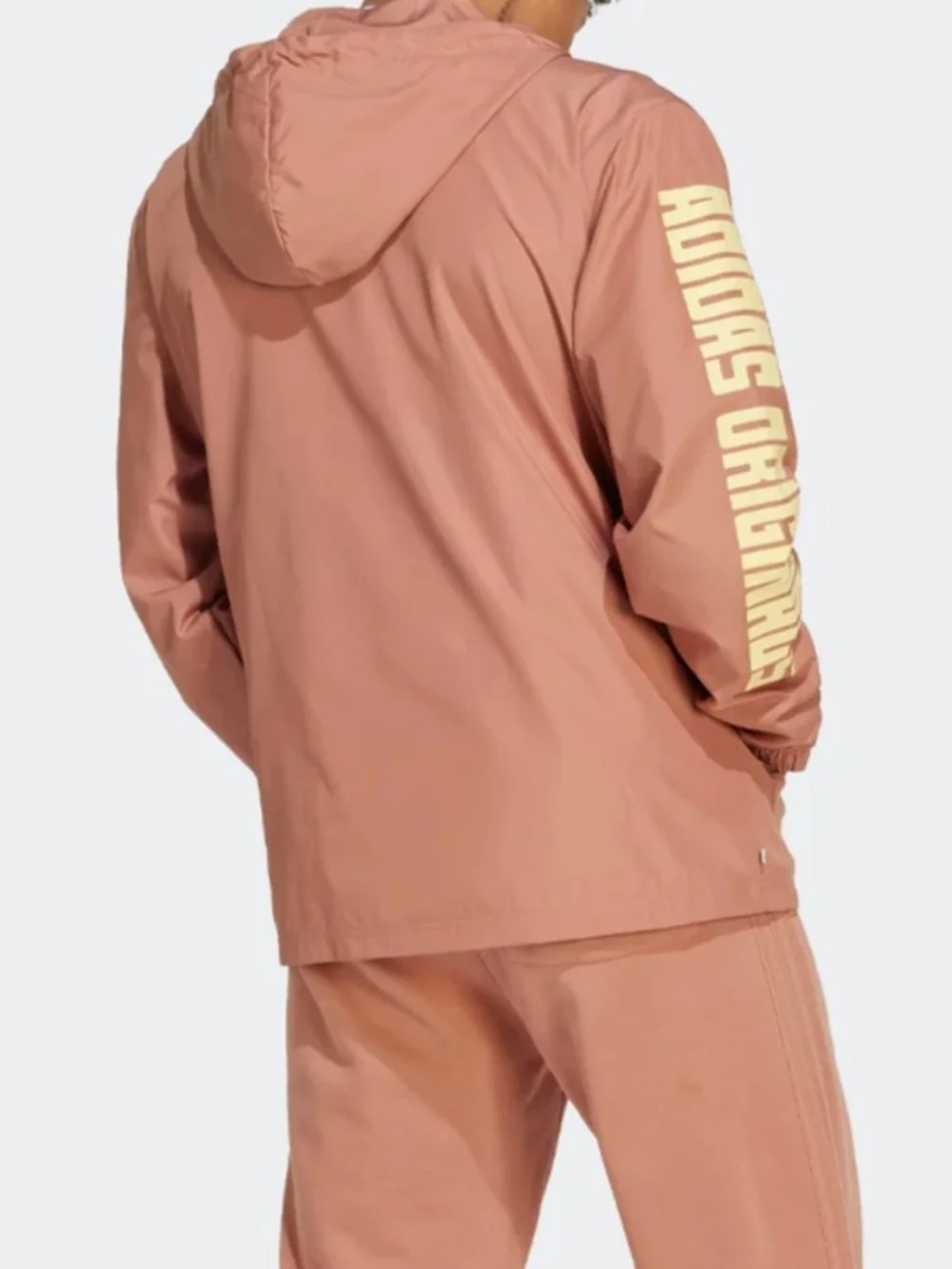 Adidas-originals Graphic Planet Windbreaker Jacket 'Clay Strata' Size M NWT